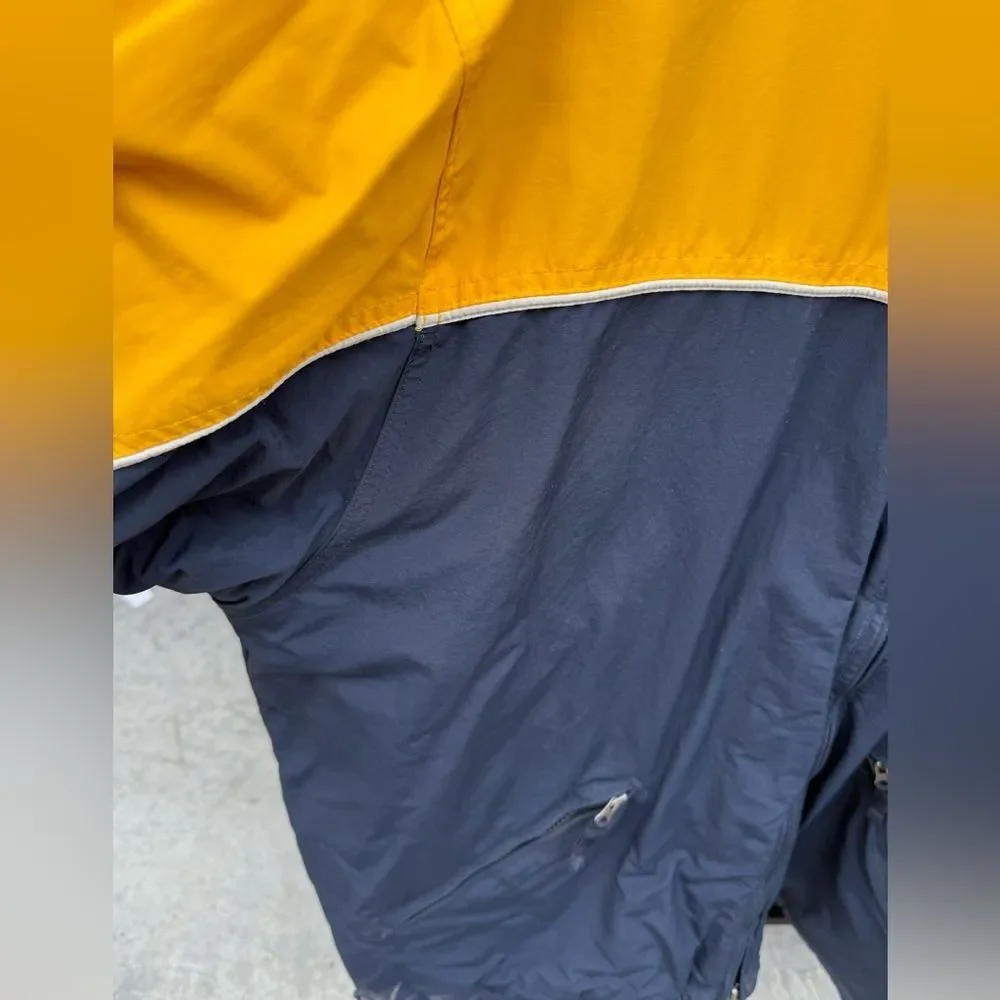 SONOMA BRAND MENS YELLOW NAVY BLUE winter coat WEATHERPROOF JACKET extra large
